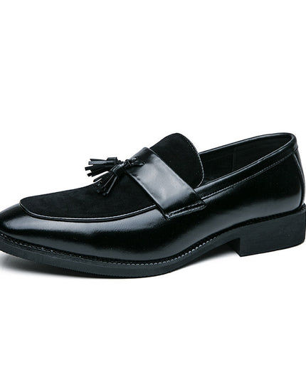 Men's Leather Shoes British Trend Slip-on Business Formal Men's Shoes