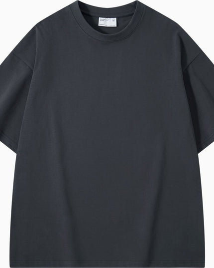 Thickened Cotton Short-sleeved Drop-shoulder T-shirt Bottoming Shirt Top