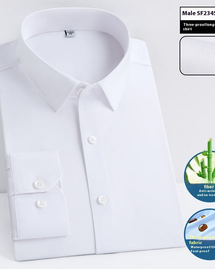 Men's  Short Sleeves Are Waterproof, Oil Resistant And Stain Resistant
