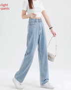Thin light blue pants