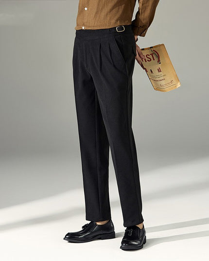 Slim Fit Business Casual Pants Men