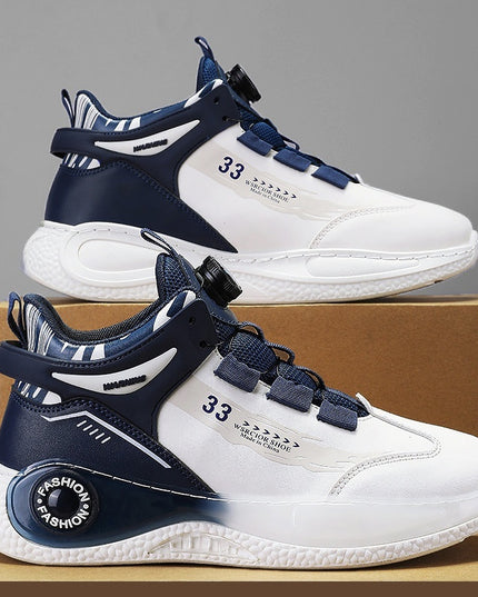 Autumn And Winter Youth Rotating Button Sports Running Shoes