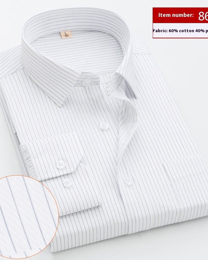 Shirt Men's Long Sleeve Spring And Autumn Middle-aged Loose Casual Men's Shirt