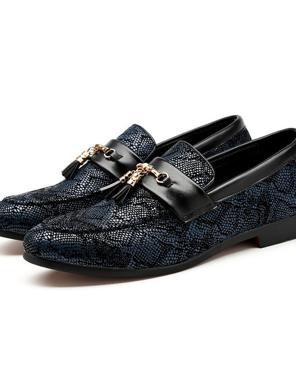 Fringed Men's Peas Shoes Leather Shoes