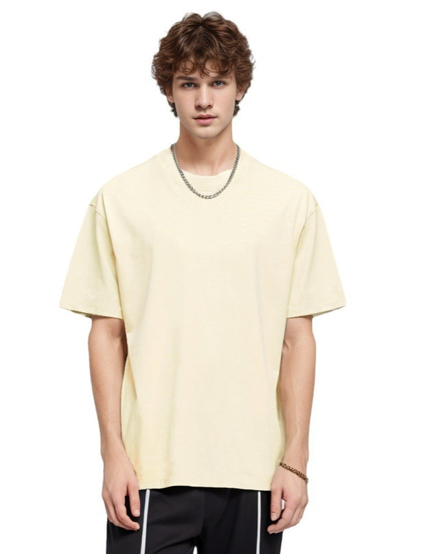 Cotton American Style High-end Half Sleeve T-shirt