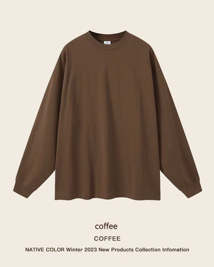Men's Round Neck Trendy Brand Long Sleeve T-shirt
