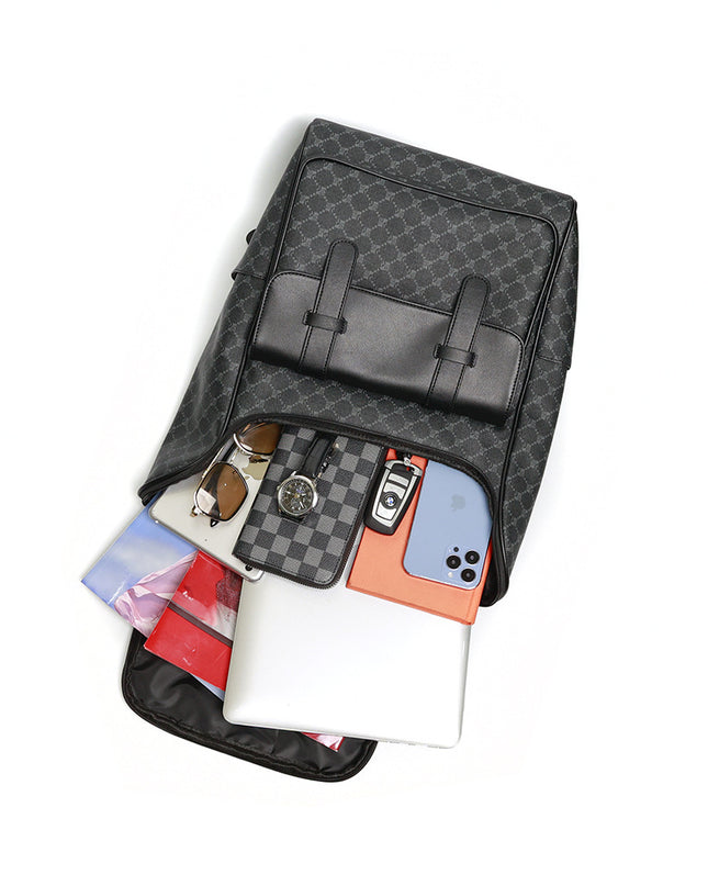 New Versatile Large Capacity Casual Backpack Fashion Korean Connector Computer File Schoolbag