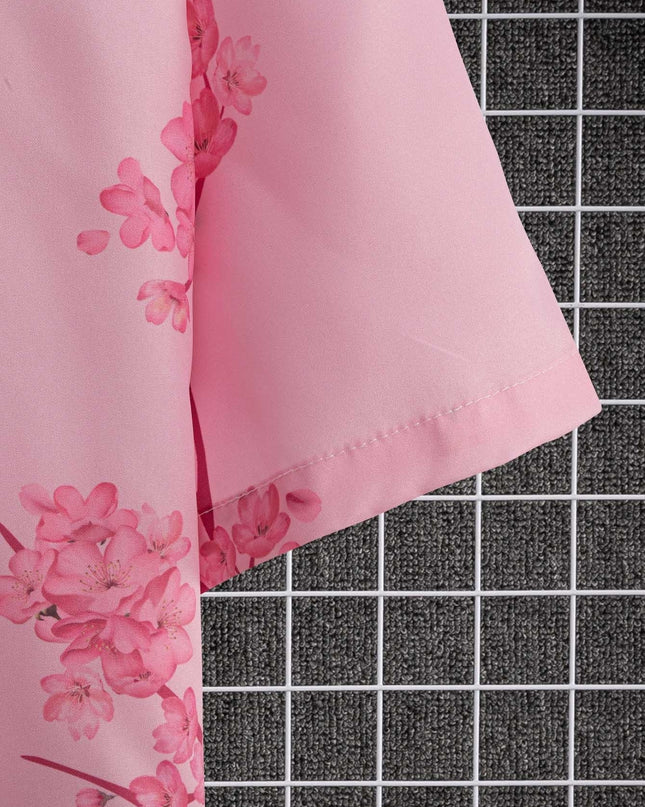 Digital Printing Floral Short Sleeve Shirt