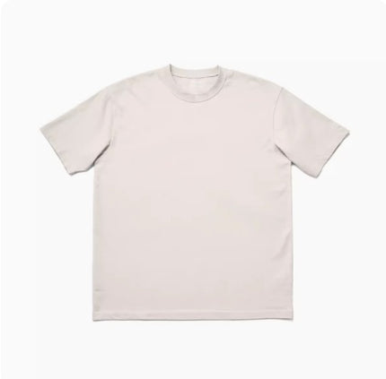 Basic Solid Color Heavy Base Short Sleeved T-shirt For Men