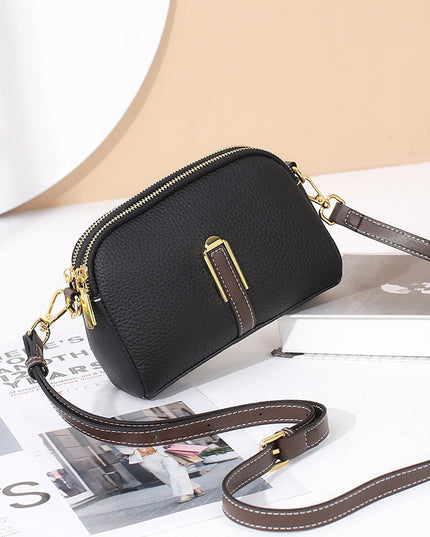 Layer Cowhide Large Capacity Square All-match Shoulder Bag