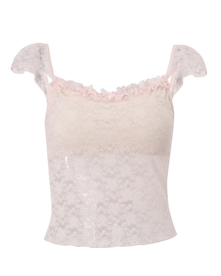 Women's Inner Vest Lace Lightweight Breathable Strap Top