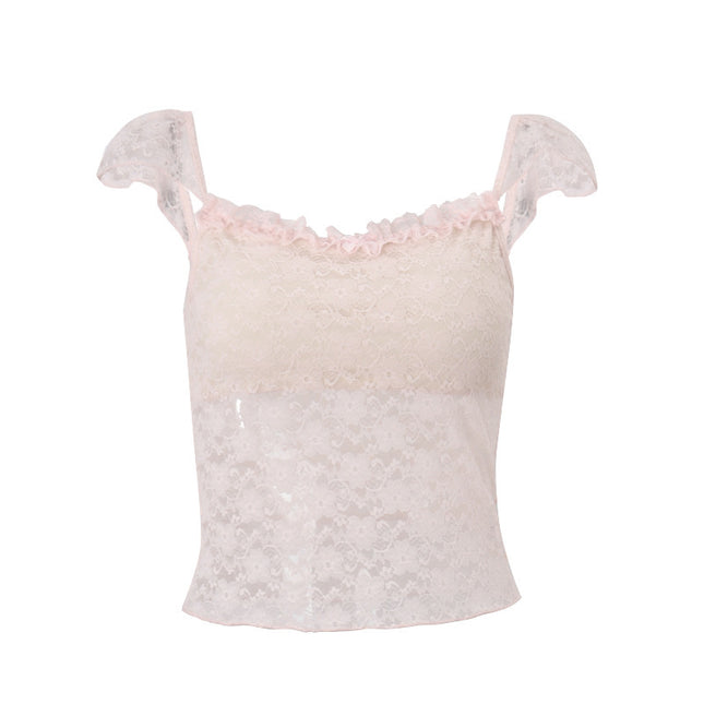 Women's Inner Vest Lace Lightweight Breathable Strap Top