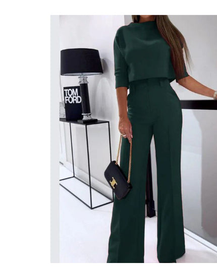 Fashion Tops High Waist Wide Leg