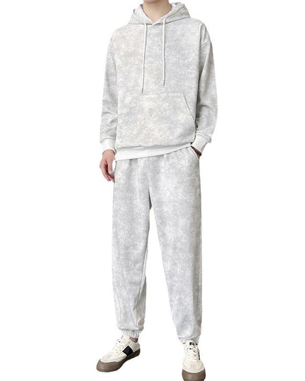 Men's Hooded Sweater Set Casual All-matching