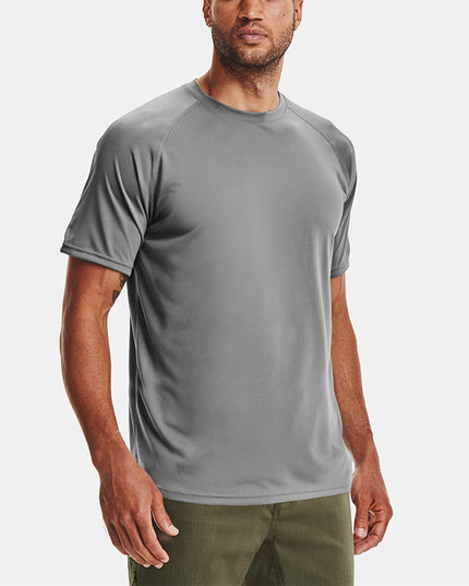 Summer Exercise T-shirt Men's Loose Round Neck