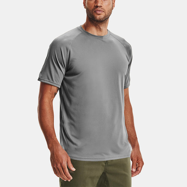 Summer Exercise T-shirt Men's Loose Round Neck