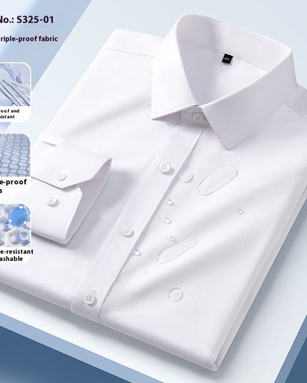 Three-proof Long-sleeved Shirt Men's Clothing