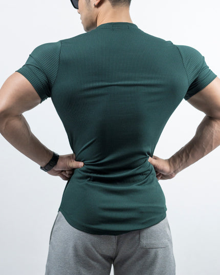 Men's Trendy T-shirt Bottoming Shirt Quick-drying Stretch