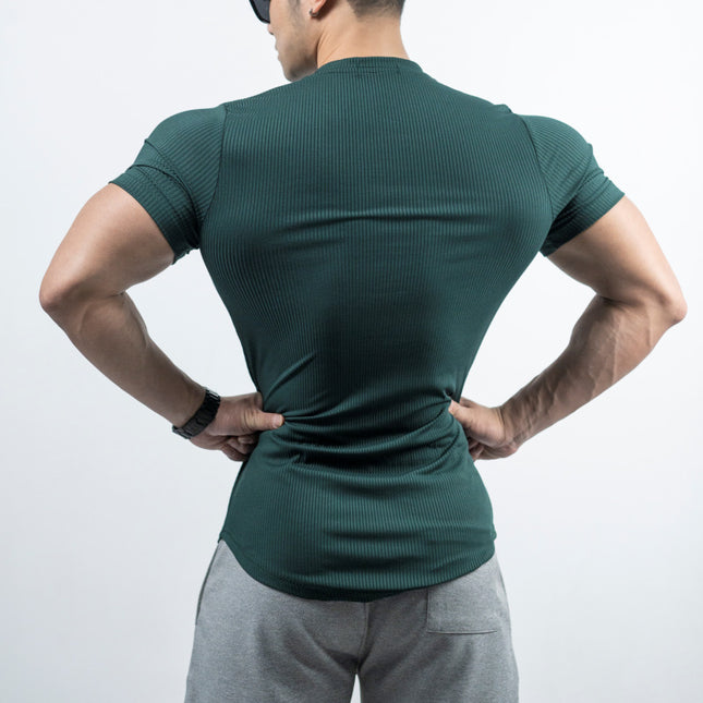 Men's Trendy T-shirt Bottoming Shirt Quick-drying Stretch