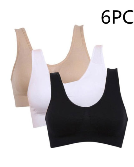 Underwear Women's Bra, Vest-Style No Rim Sports Thin Bra