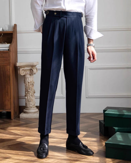 British Men Business Casual Pants