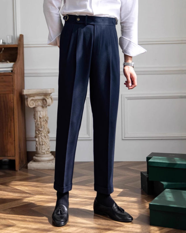 British Men Business Casual Pants