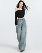 Retro Blue Plus Trousers
