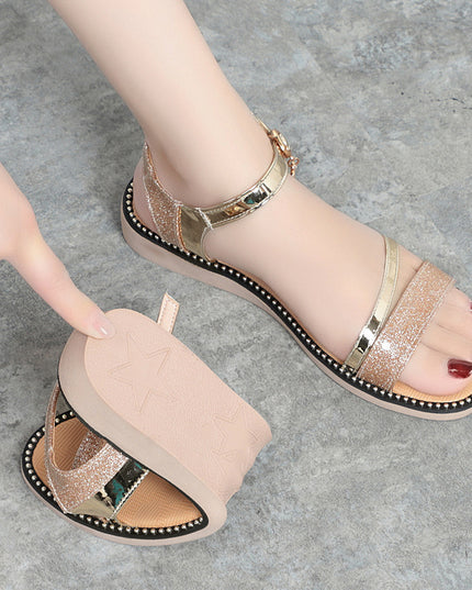 Soft Bottom Non-slip Flat Heel All-matching Low Heel Sandals