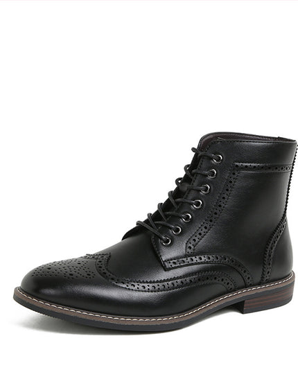 Autumn And Winter New Retro High-top Men's Work Ankle Boots