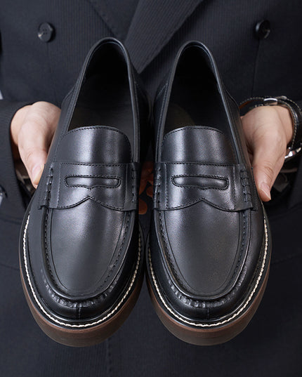 Comfortable Breathable Commuter Business Casual Leather Shoes Men