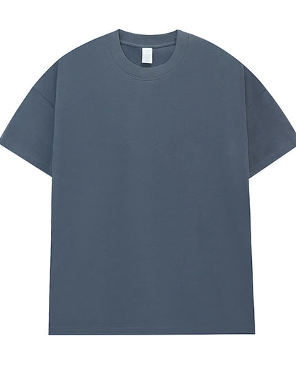 Men's Cotton Seamless Round Neck Short-sleeved T-shirt