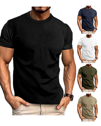 Men's Short Sleeve Breathable Slim Top