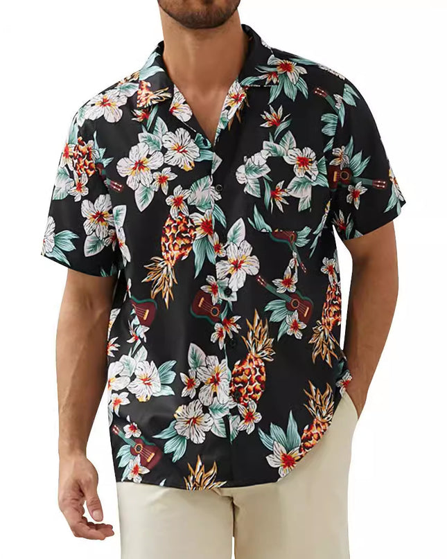 Men's Fashion Personalized Hawaiian 3D Printed Shirt