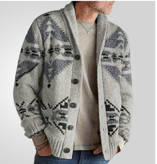 European And American Fashion Brocade Sweater Long Sleeve Plus Size Knitwear Coat Top
