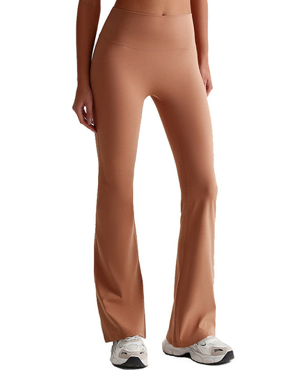 Wide-leg Bell-bottoms Tight Nude Feel Hip Raise Yoga Pants