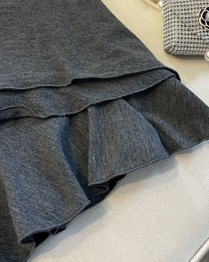 Women's Versatile Design Irregular Ribbon Skirt