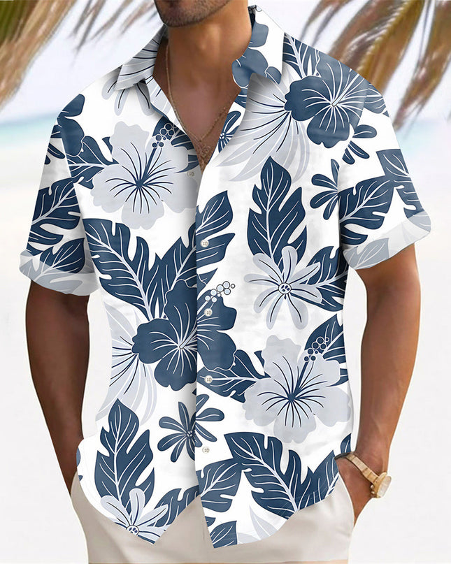 Hawaii Beach Men's Clothing Print Shirt Casual