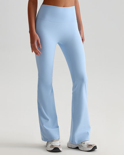 Wide-leg Bell-bottoms Tight Nude Feel Hip Raise Yoga Pants