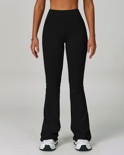 Sports High Waist Hip Lift Wide Leg Outerwear Bell-bottom Pants