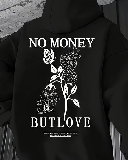 Men's Casual Fleece-lined Hoodie