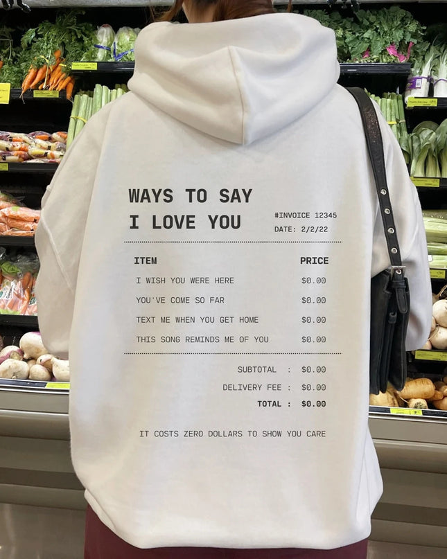 Letter Print Drop-shoulder Sleeve Hoodie Sweater