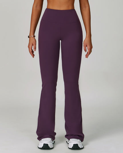 Sports High Waist Hip Lift Wide Leg Outerwear Bell-bottom Pants