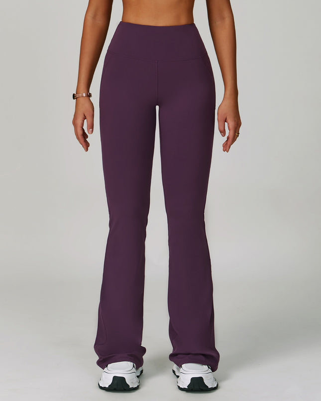 Sports High Waist Hip Lift Wide Leg Outerwear Bell-bottom Pants