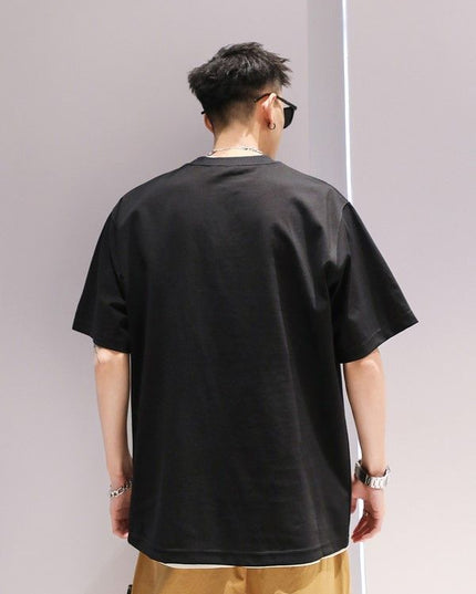 Versatile Half Sleeve T-shirt Casual Couple Short Sleeve Top