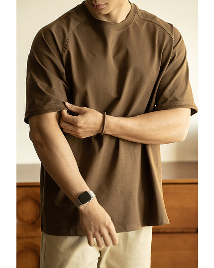 Antibacterial Sun Protection Raglan Sleeve Profile Loose T-shirt Men