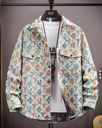 Personality Casual Lapel Shirt Coat