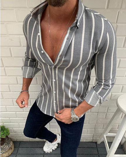 Men's Simple Casual Loose Shirt