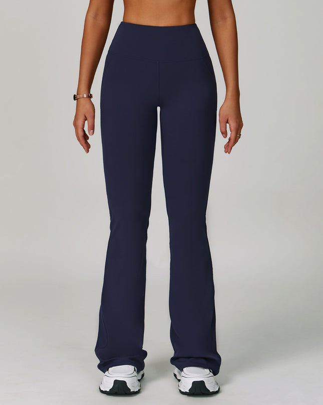 Sports High Waist Hip Lift Wide Leg Outerwear Bell-bottom Pants