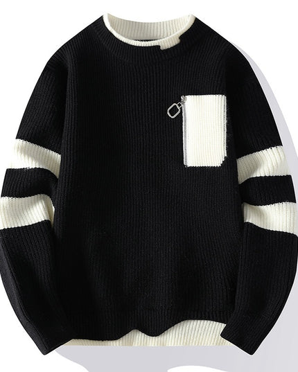 Autumn And Winter New Casual Sweater Boys Knitted Bottoming Shirt