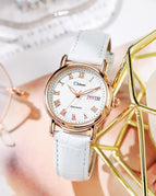 6023B Rose Gold White